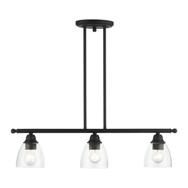 Montgomery Linear Chandelier | Livex Lighting at Lightology Montgomery Linear Chandelier