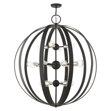 Modesto Large Chandelier | Livex Lighting at Lightology Modesto Large Chandelier