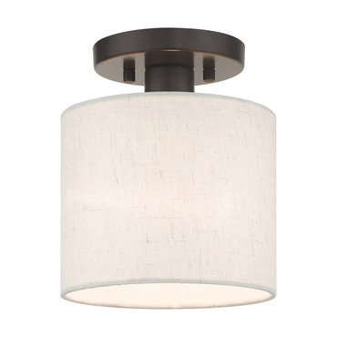 Meadow Semi Flush Ceiling Light | Livex Lighting at Lightology Meadow Semi Flush Ceiling Light