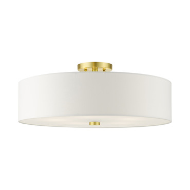 Meridian Large Semi Flush Ceiling Light | Livex Lighting at Lightology Meridian Large Semi Flush Ceiling Light