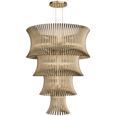 Flusso Chandelier | Castro Lighting at Lightology Flusso Chandelier