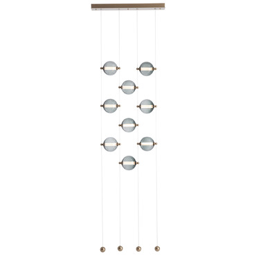Abacus Ceiling-to-Floor LED Pendant | Hubbardton Forge at Lightology Abacus Ceiling-to-Floor LED Pendant