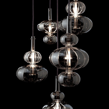 Diesis Glass Pendant Shade | Melogranoblu at Lightology Diesis Glass Pendant Shade