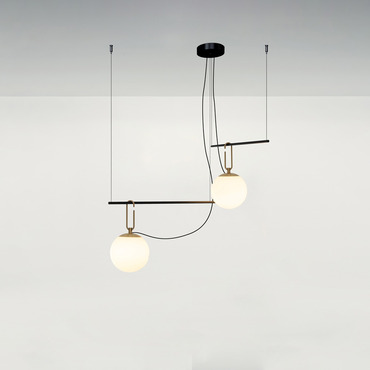 NH S3 Two Arm Pendant | Artemide at Lightology NH S3 Two Arm Pendant