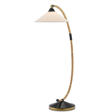 Lisbon Floor Lamp | Currey and Company at Lightology Lisbon Floor Lamp