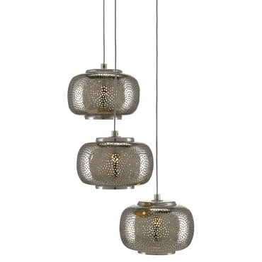 Pepper Multi Light Pendant | Currey and Company at Lightology Pepper Multi Light Pendant