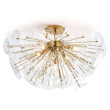 Poppy Semi Flush Ceiling Light
