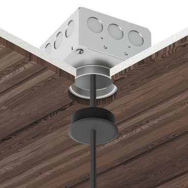 Vanishing Point 120V Pendant Cord Connection System Millwork