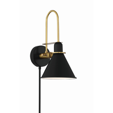 Medford Wall Sconce | Crystorama at Lightology Medford Wall Sconce