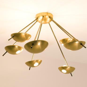 Helios Septem Ceiling Light | dfm - Design for Macha at Lightology Helios Septem Ceiling Light