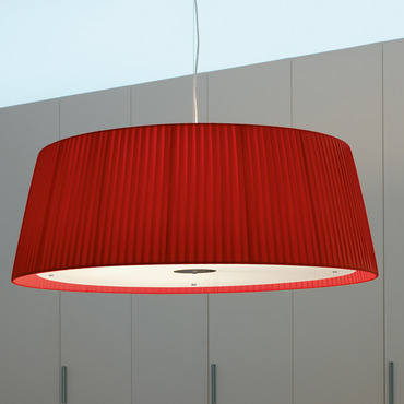 Milleluci Plisse Tapered Pendant | ModoLuce at Lightology Milleluci Plisse Tapered Pendant