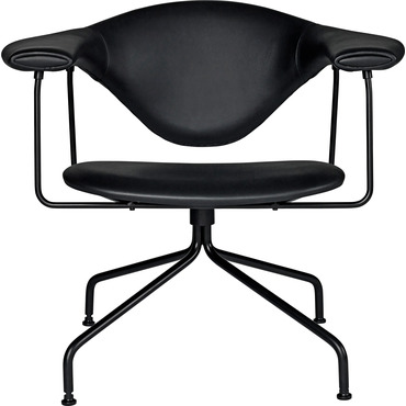 Masculo Swivel Base Lounge Chair | Gubi at Lightology Masculo Swivel Base Lounge Chair