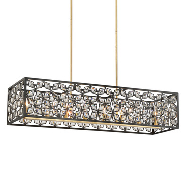 Brookcrest Linear Pendant | Metropolitan Lighting at Lightology Brookcrest Linear Pendant