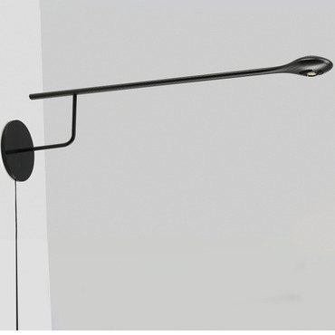 Carbon Plug-In Wall Sconce