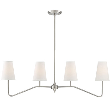 Daphne Linear Chandelier | Meridian Lighting at Lightology Daphne Linear Chandelier