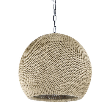 Augustine Outdoor Sphere Pendant | Palecek at Lightology Augustine Outdoor Sphere Pendant