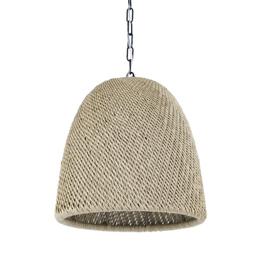 Augustine Outdoor Cone Pendant | Palecek at Lightology Augustine Outdoor Cone Pendant
