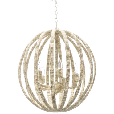Madera Coco Chandelier | Palecek at Lightology Madera Coco Chandelier