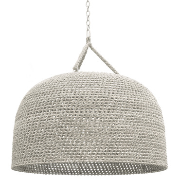 Green Oaks Oversized Pendant | Palecek at Lightology Green Oaks Oversized Pendant