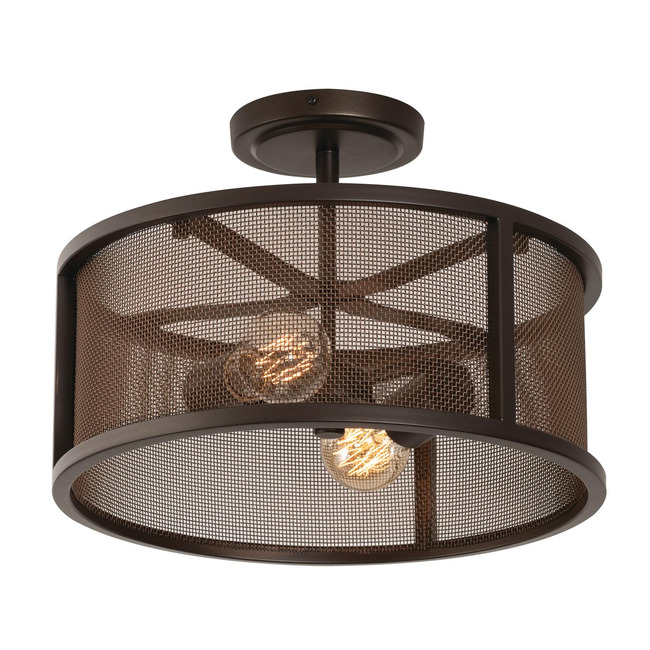 Austin Semi Flush Ceiling Light by AFX