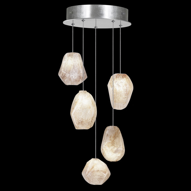 Natural Inspirations Quartz Multi Light Pendant by Fine Art Handcrafted Lighting
