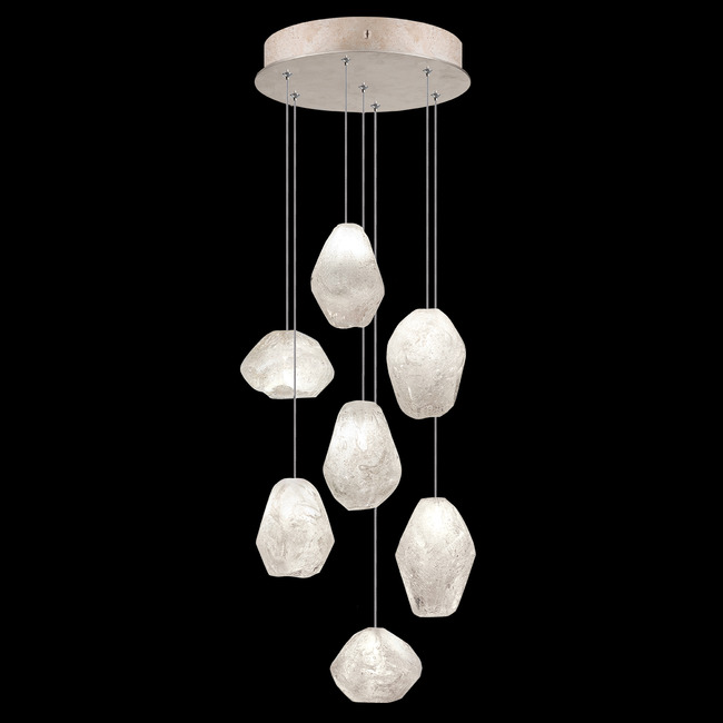 Natural Inspirations Quartz Multi Light Pendant by Fine Art Handcrafted Lighting