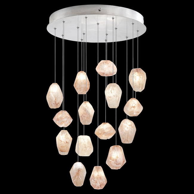 Natural Inspirations Quartz Multi Light Pendant by Fine Art Handcrafted Lighting
