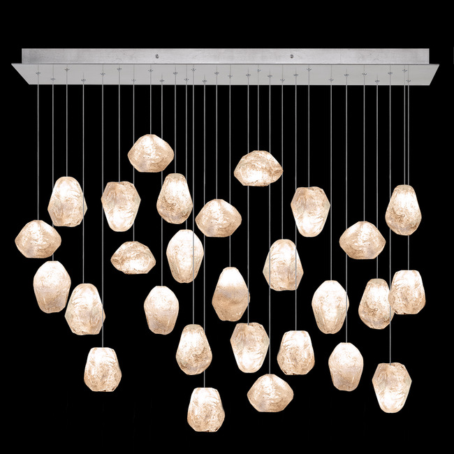 Natural Inspirations Quartz Linear Pendant by Fine Art Handcrafted Lighting