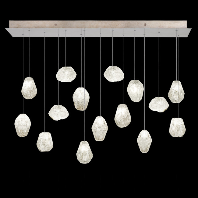 Natural Inspirations Quartz Linear Pendant by Fine Art Handcrafted Lighting