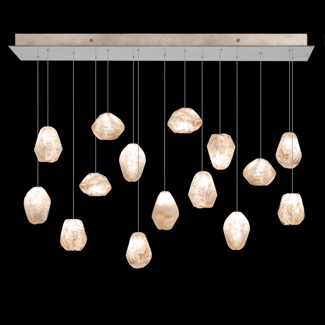 Natural Inspirations Quartz Linear Pendant by Fine Art Handcrafted Lighting