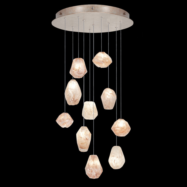 Natural Inspirations Quartz Multi Light Pendant by Fine Art Handcrafted Lighting