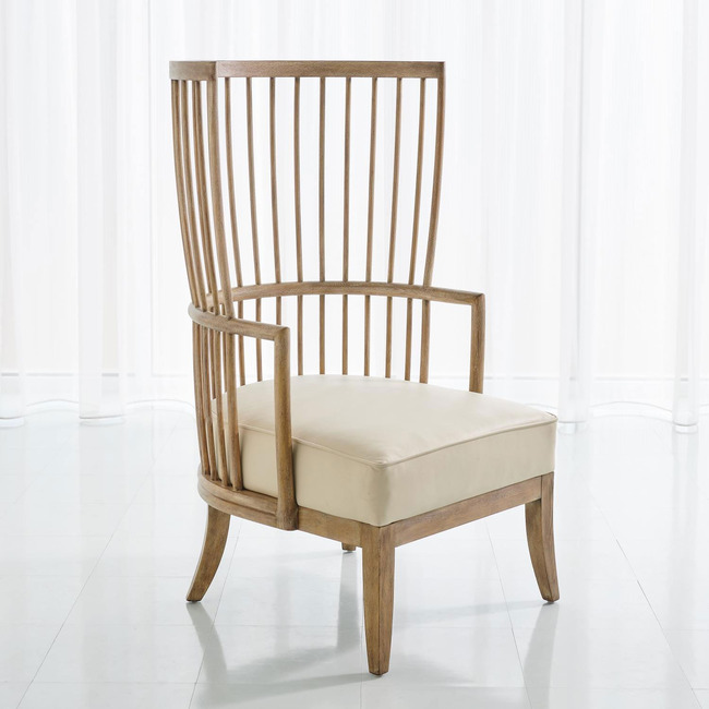 Spindle Wing Chair by Global Views