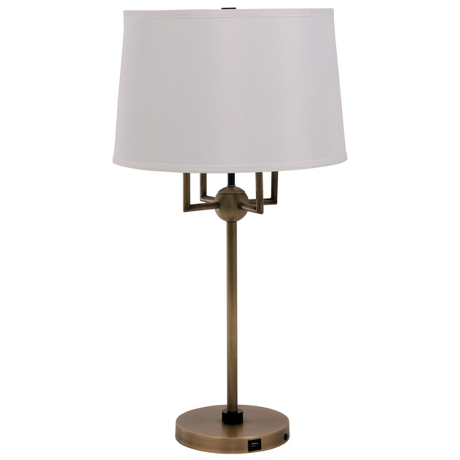 Alpine Squared Candelabra Table Lamp by House Of Troy
