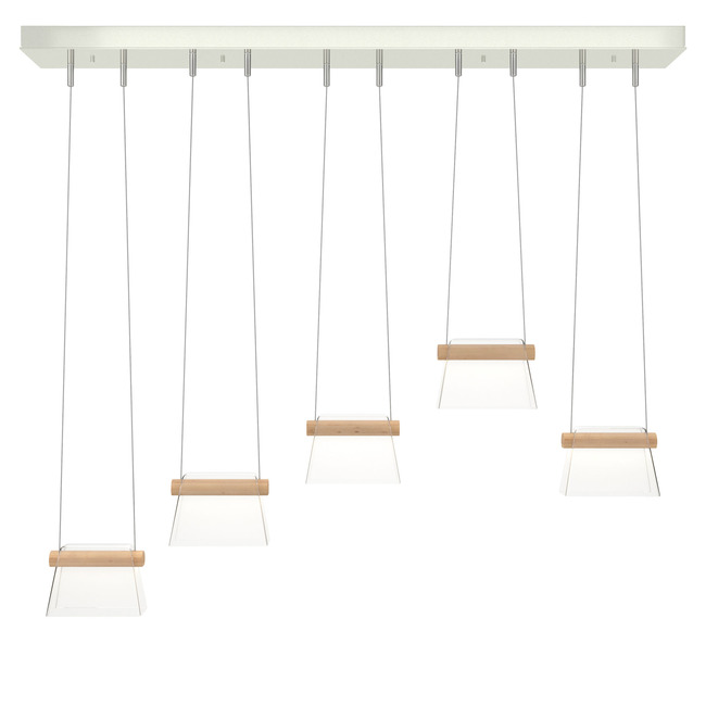 More Cowbell Linear Multi Light Pendant by Hubbardton Forge
