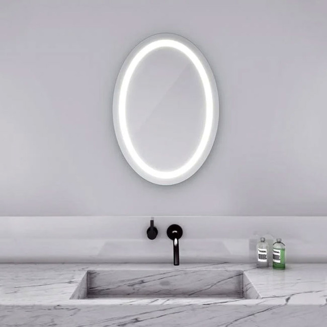 Eternity Oval Lighted Mirror by Electric Mirror