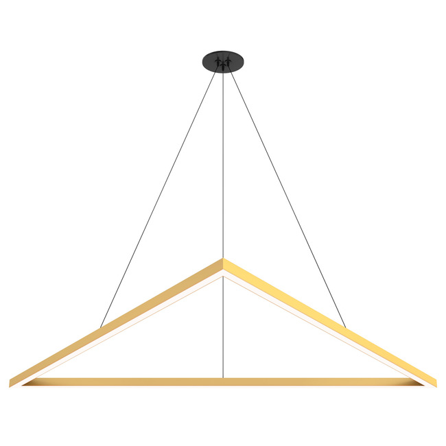MIYO Cirrus Triangle Suspension with Center Feed Power by PureEdge Lighting