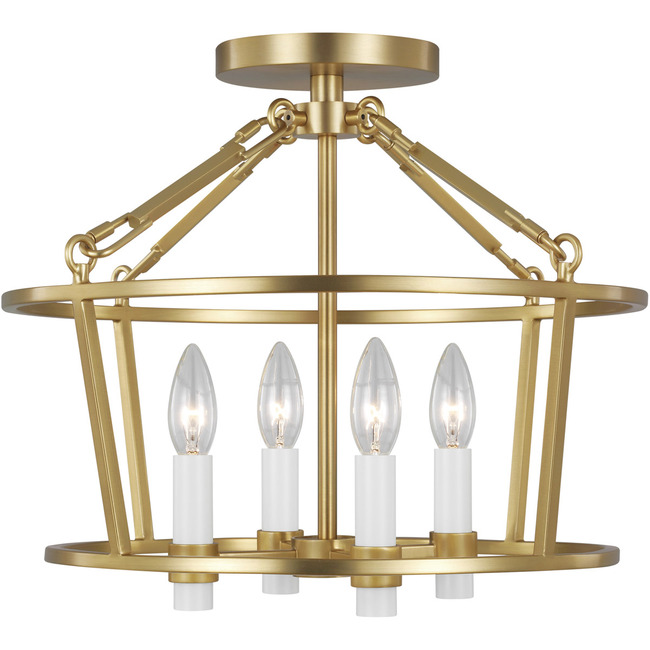 Marston Semi Flush Mount by Visual Comfort Studio