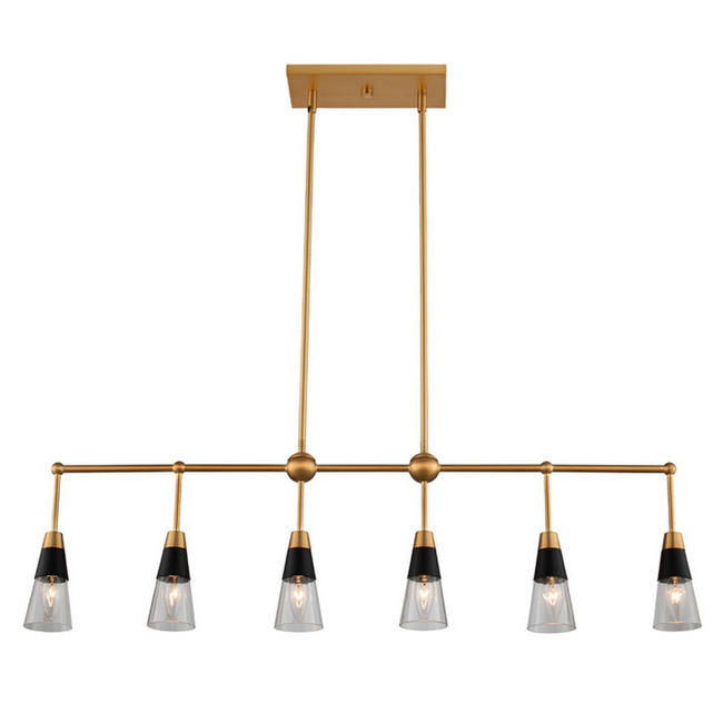 Ponti Linear Chandelier by Kalco