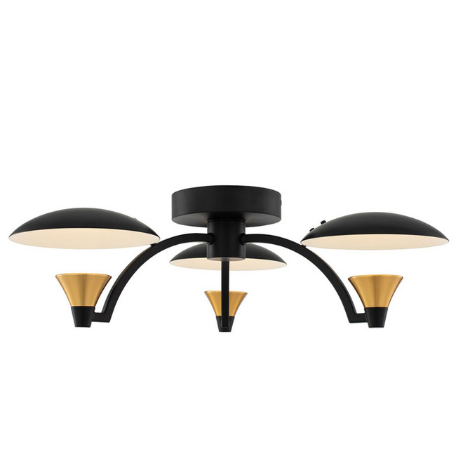 Redding Semi Flush Ceiling Light by Kalco