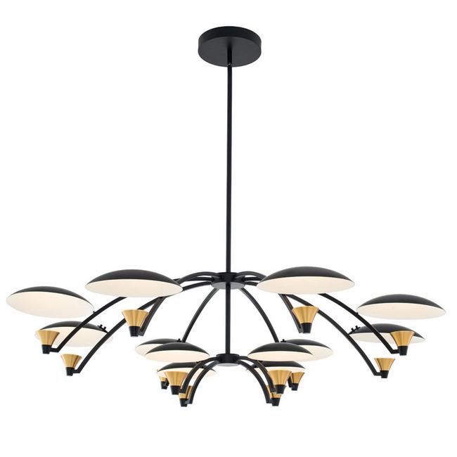 Redding Two Tier Chandelier by Kalco