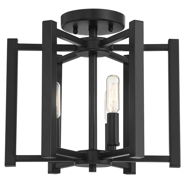 Benson Semi Flush Ceiling Light by Savoy House