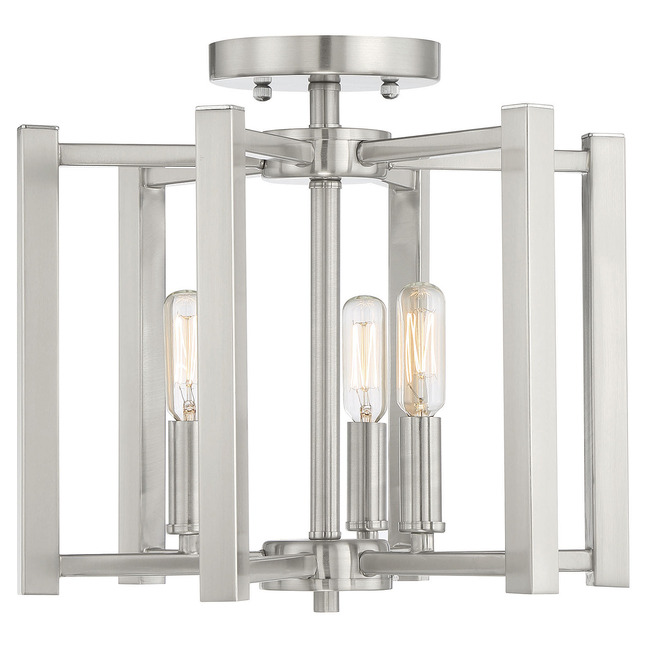 Benson Semi Flush Ceiling Light by Savoy House