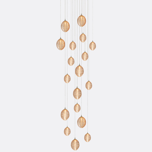 Cocoon Square Multi-Light Chandelier by Shakuff