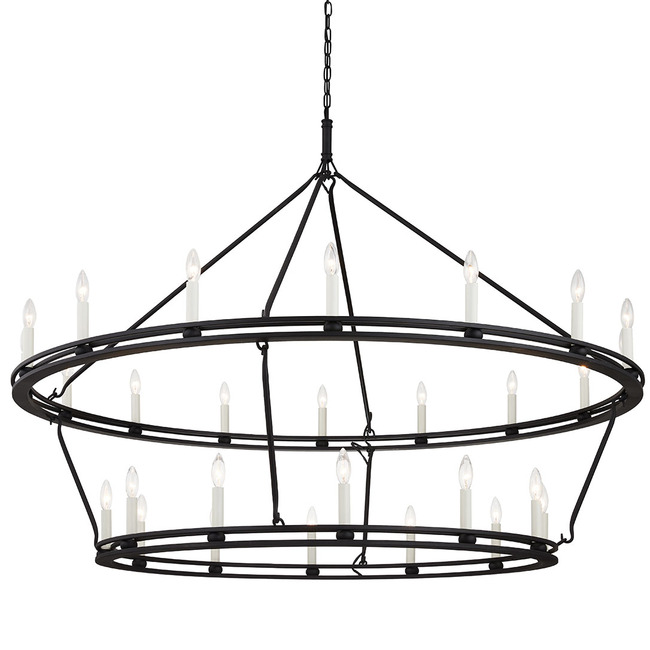 Sutton Double Chandelier by Troy Lighting