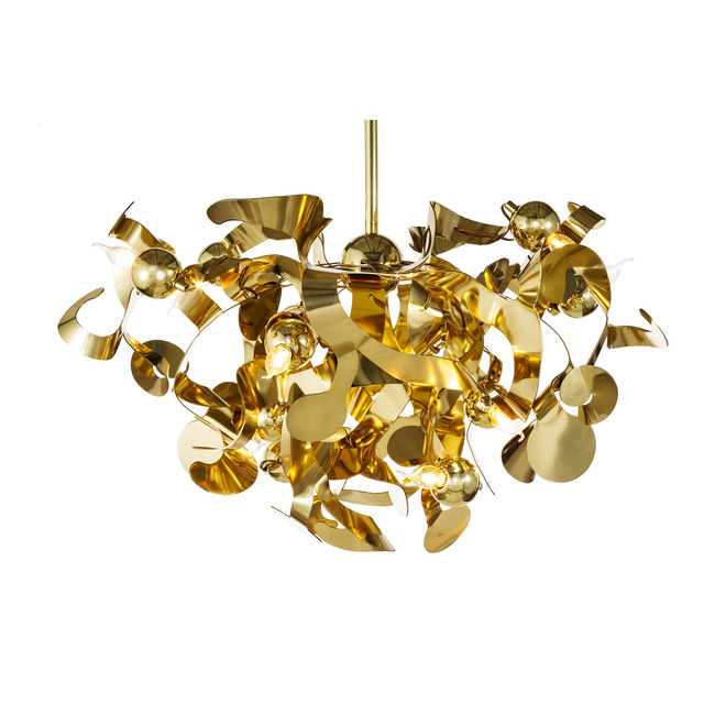 Kelp Round Chandelier by Brand Van Egmond