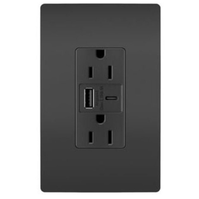 Ultra Fast USB Port / 15 Amp Outlet by Legrand Radiant