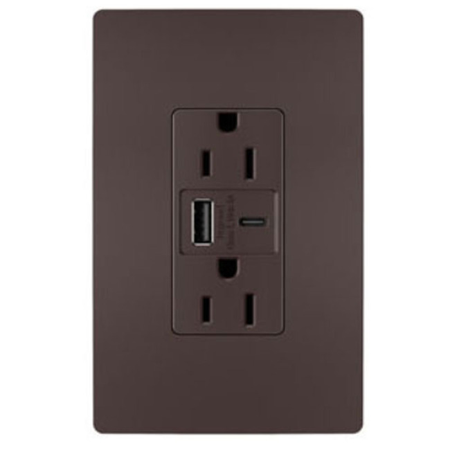 Ultra Fast USB Port / 15 Amp Outlet by Legrand Radiant