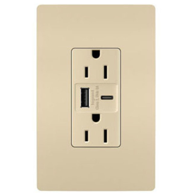 Ultra Fast USB Port / 15 Amp Outlet by Legrand Radiant