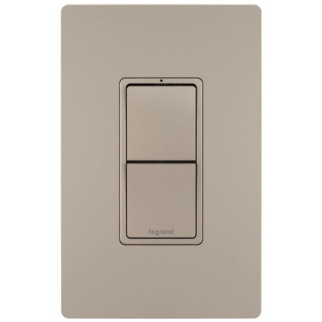 2-Module with Single Pole / 3-Way Switches by Legrand Radiant