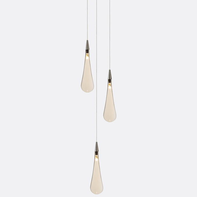 Raindrop Round Chandelier by Shakuff